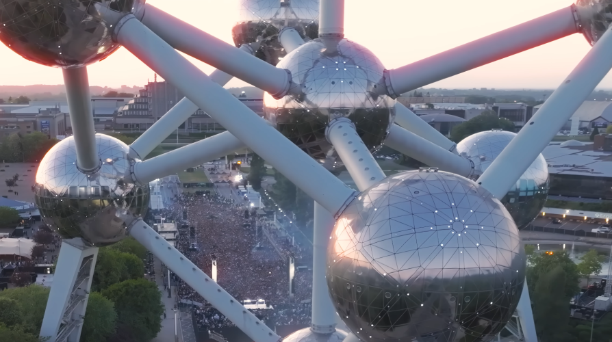 Dronevluchten in Brussel